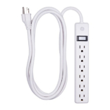 20% Off GE 6 Outlet Power Strip, 8 Ft Long Extension Cord, Grounded Outlets! Was $9.99!