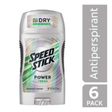 Speed Stick Power Antiperspirant Deodorant for Men, Fresh – 3 Ounce (Pack of 6) Up to 42% Off! Was $20.34 ($1.13 / Ounce)!