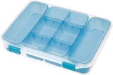 STERILITE Divided Case, Multicolor, 6 Piece Up to 37% Off! Was $9.99!