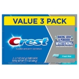 Crest Cavity & Tartar Protection Toothpaste, Whitening Baking Soda & Peroxide, (3 Count of 5.7 oz Tubes Each) 17.1 oz  – ON SALE+SUB/SAVE!