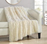 Shaggy Faux Fur Supersoft Ultra Plush Decorative Throw Blanket Up to 76% Off! Was $70.00!
