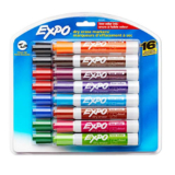 EXPO Low Odor Dry Erase Markers, Chisel Tip, Assorted, 16 Count Up to 49% Off! Was $24.99!