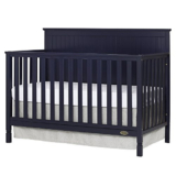 Dream On Me Alexa 5 in 1 Convertible Crib, Navy Up to 24% Off! Was $198.58!