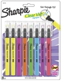 Sharpie Clear View Highlighter Stick, Assorted, 8 Pack Up to 40% Off! Was $19.39!