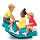 44% Off Little Tikes Classic Whale 3-Rider Teeter Totter Toy with Handles, Blue! Was $94.86!