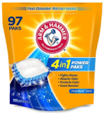 Arm & hammer 4-in-1 Laundry Detergent Power Paks, 97 Count  – 43% PRICE DROP+SUB/SAVE!