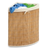Honey-Can-Do Bamboo Wicker Corner Hamper Up to 45% Off! Was $32.99!