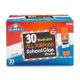 53% Off Elmer’s All Purpose School Glue Sticks, Washable, 7 Gram, 30 Count! Was $14.99!