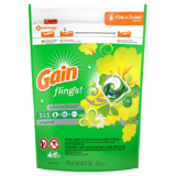 Gain flings! Liquid Laundry Detergent Pacs, Original, 35 count Up to 23% Off! Was $12.84 ($0.37 / load)!