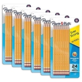 48% Off Paper Mate EverStrong #2 Pencils, Reinforced, Break-Resistant Lead When Writing, 6 Packs of 24 (144 Count)! Was $22.99!