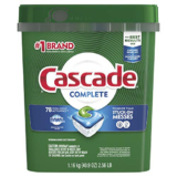 Cascade Complete Dishwasher Pods, ActionPacs Detergent, Fresh Scent, 78 count  – ON SALE+SUB/SAVE!
