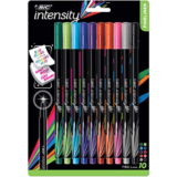 BIC Intensity Fineliner Marker Pen, Fine Point (0.4 mm), Assorted Colors, 10-Count Up to 44% Off! Was $11.70!