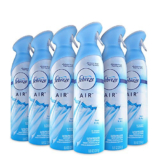 Febreze Air Freshener and Odor Spray, Linen & Sky Scent, 8.8 Oz, 6 Pack  – ON SALE+SUB/SAVE!