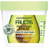 Garnier Fructis Smoothing Treat 1 Minute Hair Mask with Avocado Extract, 3.4 Fl Oz (Pack of 1)  – ON SALE➕SUB/SAVE!