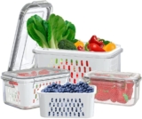 Fruit Vegetable Containers For Refrigerator-60% OFF