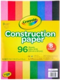 77% Off Crayola Construction Paper, School Supplies, 96 ct Assorted Colors, 9″ x 12″! Was $10.65!