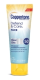Coppertone Defend & Care Clear Zinc Sunscreen Face Lotion  – ON SALE+SUB/SAVE!