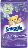 Snuggle Exhilarations Fabric Softener Dryer Sheets, 70 Count  – ON SALE+SUB/SAVE!