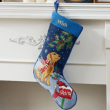 Amélie Home Needlepoint Vintage Christmas Stocking – 80%off