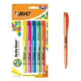 62% Off BIC Brite Liner Highlighter, Chisel Tip, Assorted Colors, 5-Count!