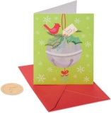 68% Off Papyrus Christmas Cards Boxed,Holiday Jingle Bells (20-Count)! Was $14.95!