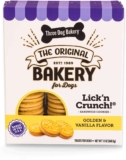 47% Off Three Dog Bakery Lick’n Crunch! Sandwich Cookies, Golden & Vanilla Flavor, Premium Treats for Dogs, 13 Ounce Box (114318)! Was $5.99 ($0.46 / oz)!