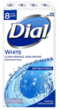 Dial Antibacterial Deodorant Soap, White, 4 Ounce (Pack of 8) Bars  – ON SALE+SUB/SAVE!
