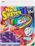 Mr. Sketch Scented Stix Markers, Fine Tip, Assorted Colors, 10-Count Up to 50% Off! Was $7.99!