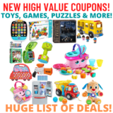 *INSANE* HIGH VALUE AMAZON TOY COUPONS!!! BIG LIST!