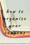 How to Organize Your Coupons
