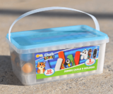 $7.99 (Was $13.99) Sunny Days Entertainment 50 Piece Sidewalk Chalk Bucket with Jumbo Holders – Chalk Tales!
