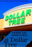 Things You SHOULD Buy at the Dollar Tree