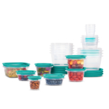 $19.99 Rubbermaid Press & Lock Easy Find Lids Food Storage Containers, 42-Piece Set at Walmart!