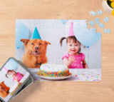 252-Piece 10″x14″ Custom Photo Puzzle w/ Storage Tin ONLY $10.50 (Reg. $34.99) + Free Store Pickup