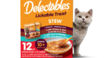 3 FREE Pouches of Delectables Licking Cat Treat made from Hartz