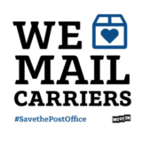 Free “We Love Mail Carriers” Sticker