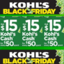 Kohl’s Black Friday 2020 Info! Starting Monday 11/23!