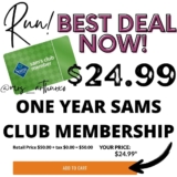 DEAL IS BACK!!!🏃🏻‍♀️🏃🏻‍♀️ 50% OFF SAM’S CLUB MEMBERSHIP!