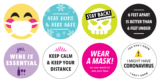 FREE Social Distancing Sticker Pack from Evermine