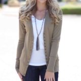 Was $25.99 – Now $12.99 – Long Sleeve Snap Cardigan | S-3XL