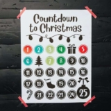 Was $16.95 – Now $9.99 – Christmas Countdown Poster!