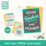FREE 3-Count Hallmark Little World Changers Greeting Cards Pack!